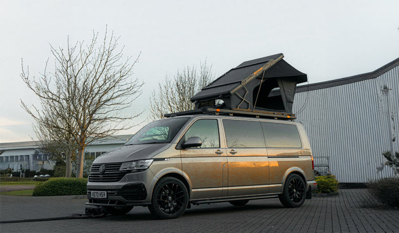 campervan, roof tent, camping, camper, vw