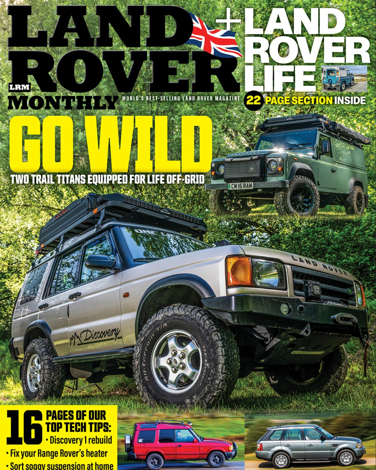 Escapade Featured in Land Rover Monthly: Craig Mawlam’s Off-Grid Land Rovers Take the Spotlight