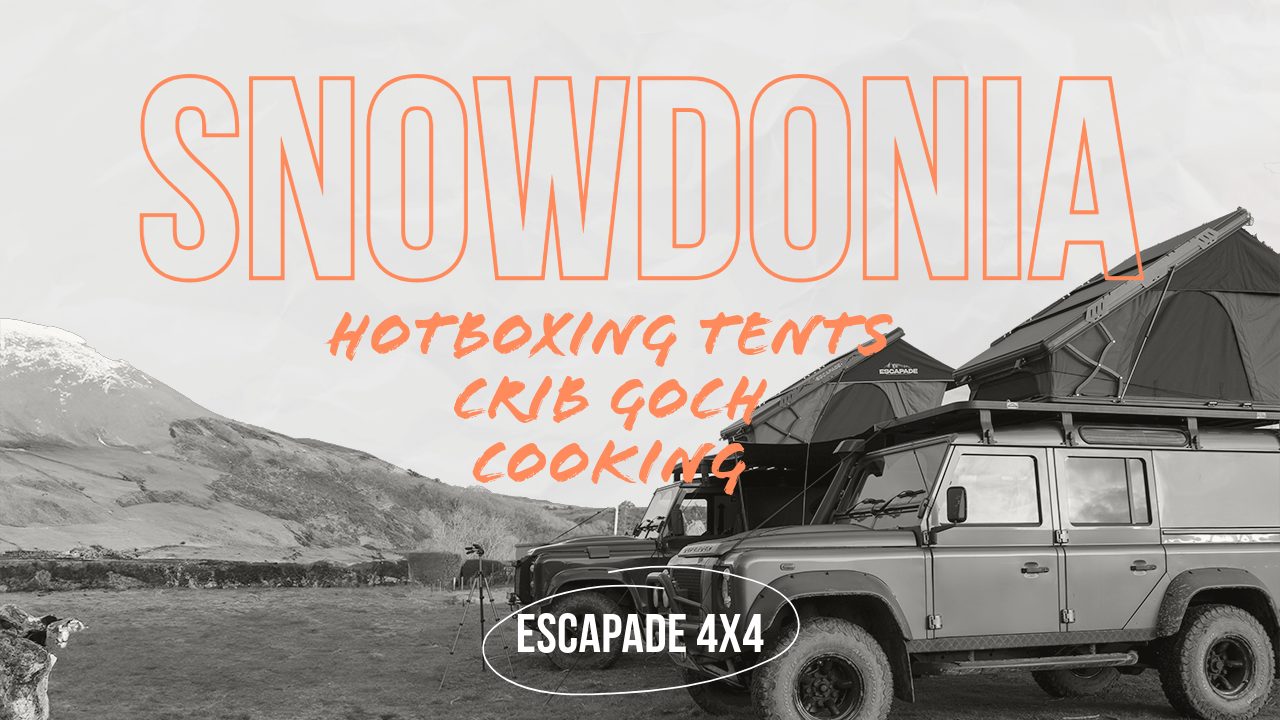 ESCAPADE EXPLORES SNOWDONIA: Winter Camping, Crib Goch and Roof Tent Heating