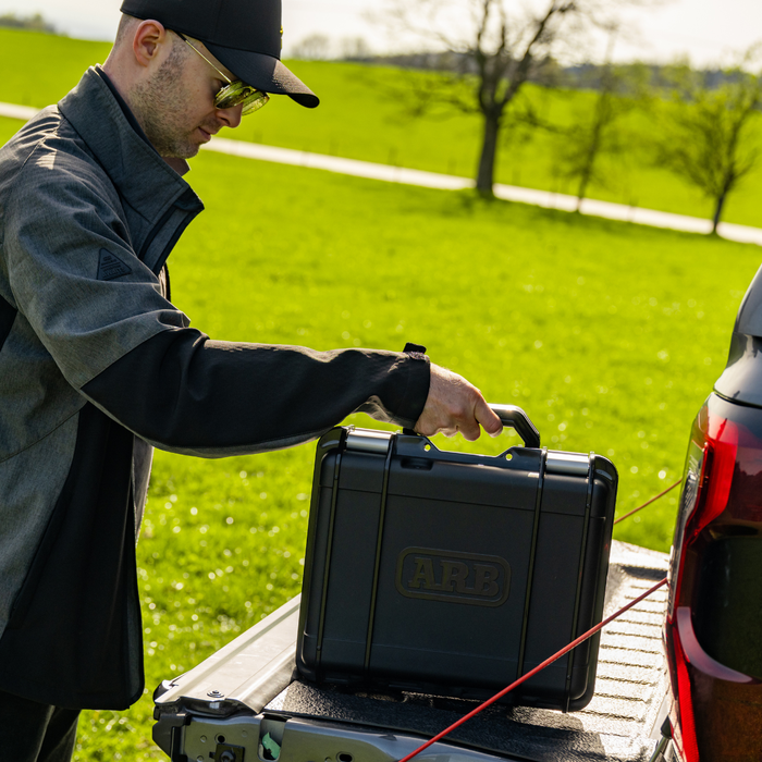 ARB Portable Brushed Twin Air Compressor 24V