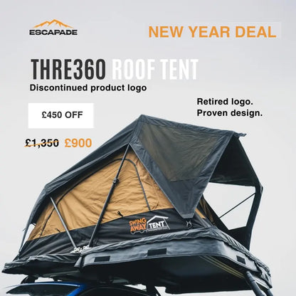 THRE360 Roof Tent (Swing Away Tent Logo)